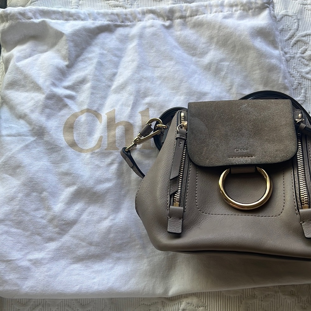Chloé backpack and dust bag